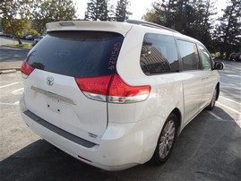 2011 Toyota Sienna Limited Pearl White 3.5L AT 4wd #Z21585